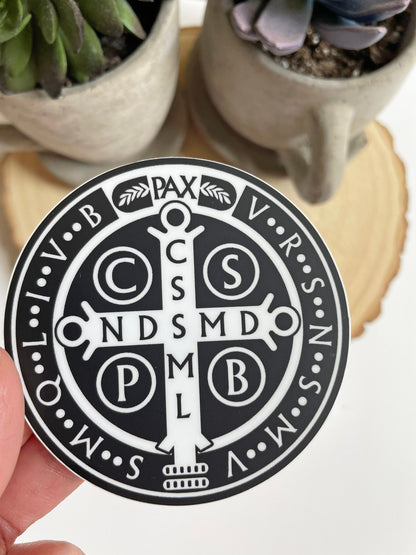 St. Benedict Medal Waterproof Sticker