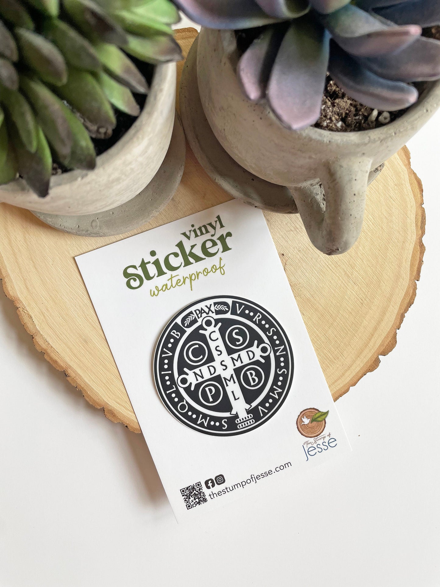 St. Benedict Medal Waterproof Sticker