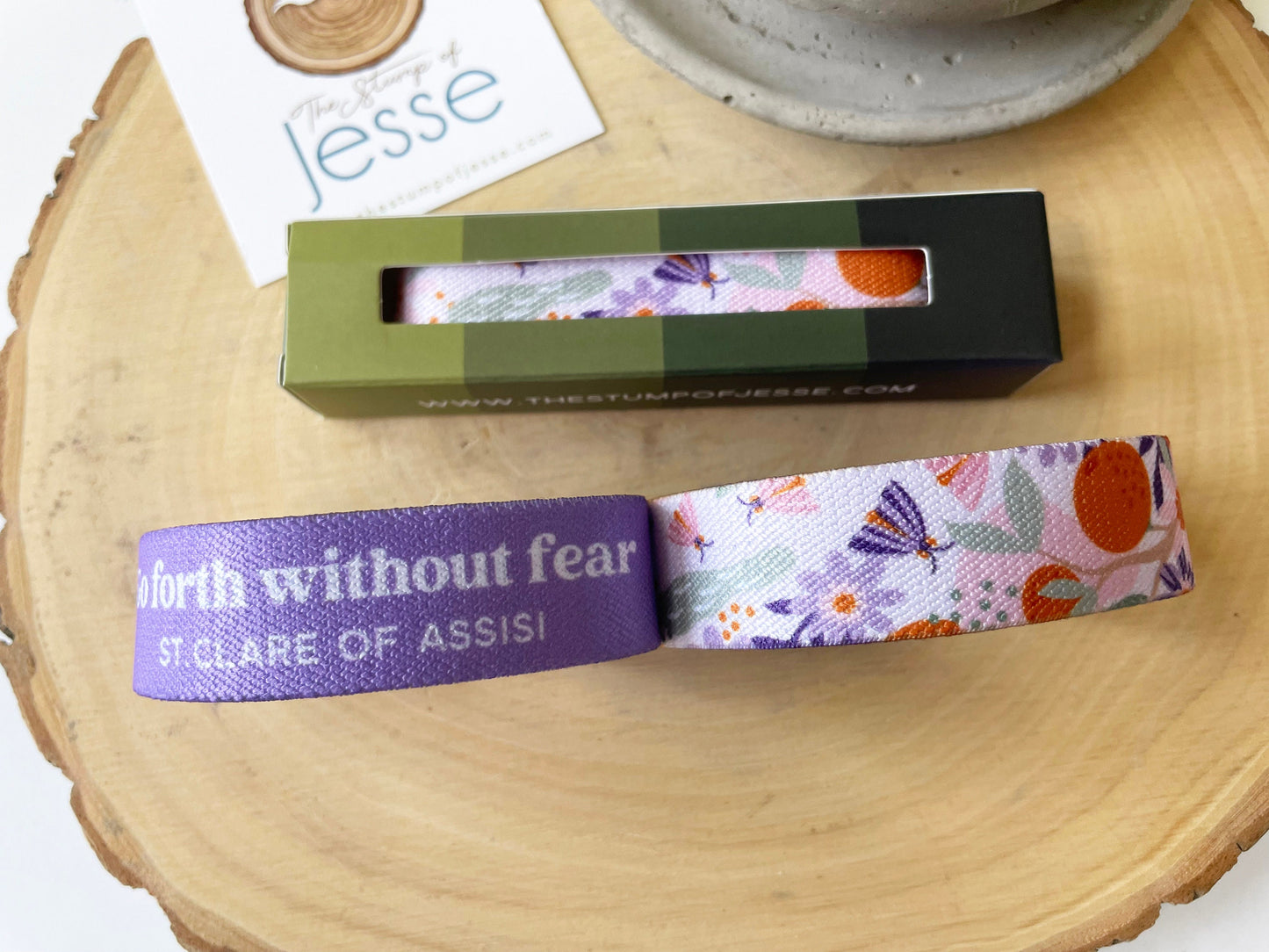 St. Clare of Assisi | Reversible Elastic Bracelet