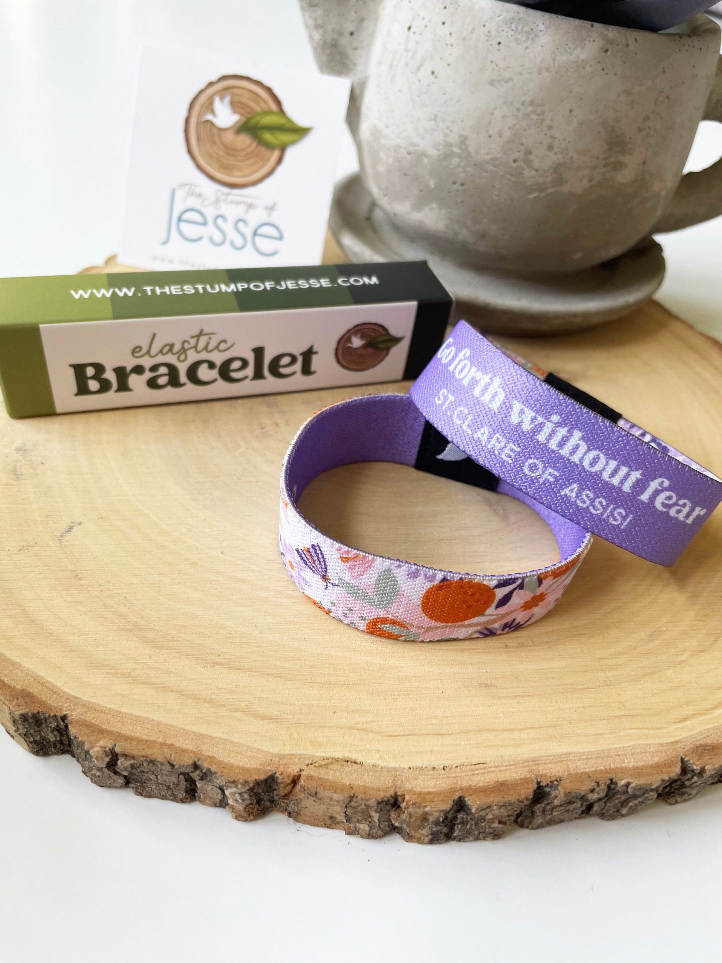 St. Clare of Assisi | Reversible Elastic Bracelet