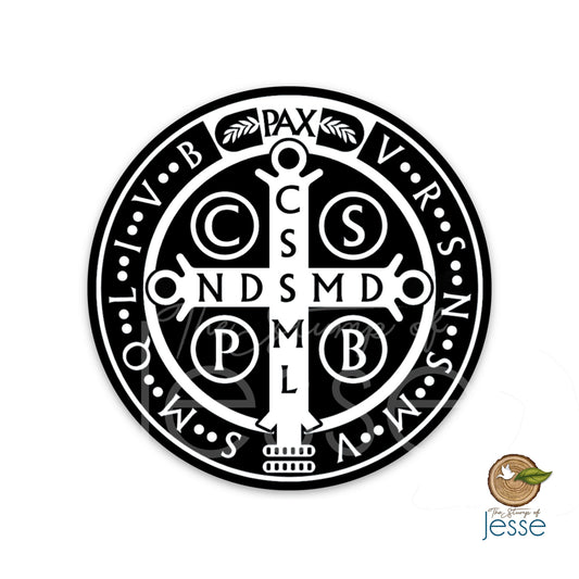 St. Benedict Medal Waterproof Sticker