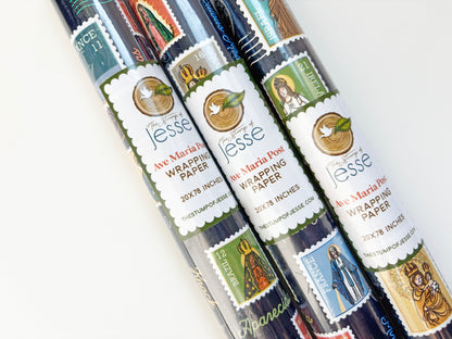 Ave Maria Post Wrapping Paper