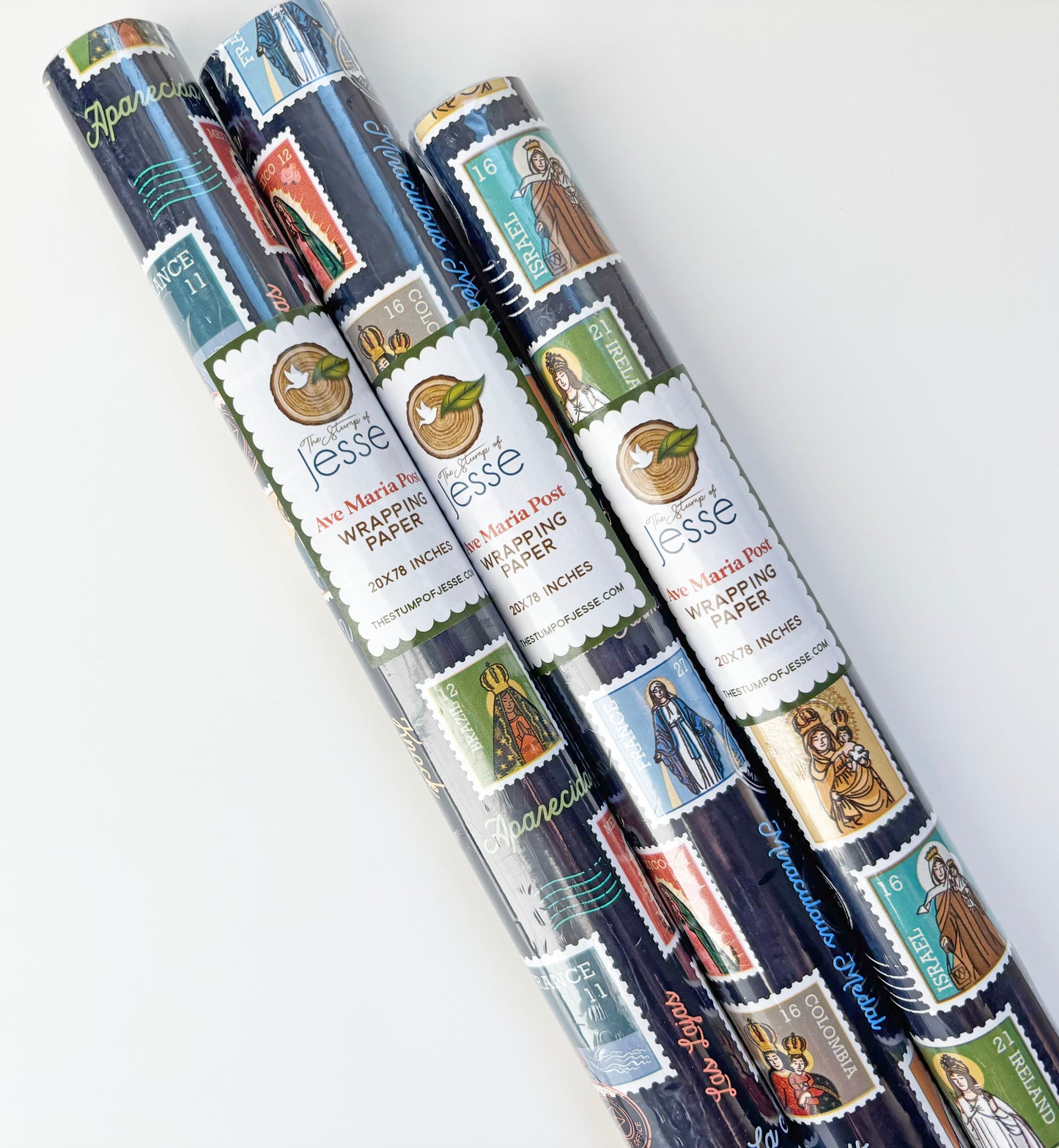 Ave Maria Post Wrapping Paper